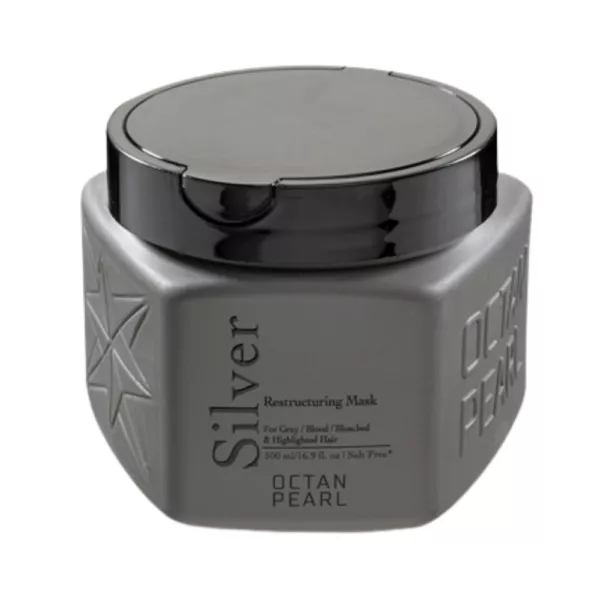 octan pearl mask silver