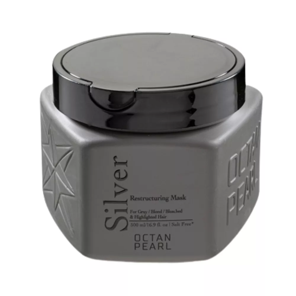 octan pearl mask silver