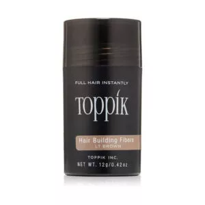 סיבי שיער חום בהיר 12גרם -  טופיק TOPPIK
