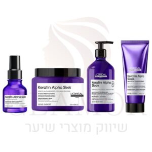 סדרת קרטין אלפא סליק Keratin Alpha Sleek